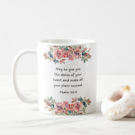 Taza De Café Verso de la Biblia Cristiana