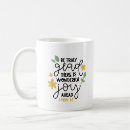 Taza De Café Verso de la Biblia Cristiana Estar Verdaderamente