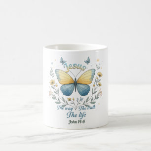 Taza De Café Verso de la Biblia Cristiana inspiradora