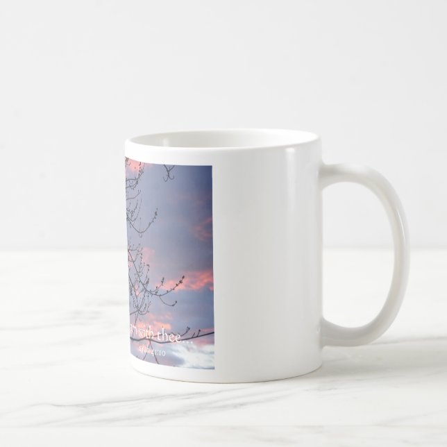Taza De Café Verso de la biblia del 41:10 de Isaías (Derecha)