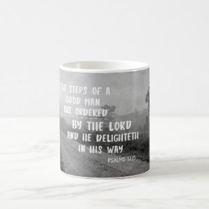 Taza De Café Verso de la Biblia del Buen Hombre Salmos