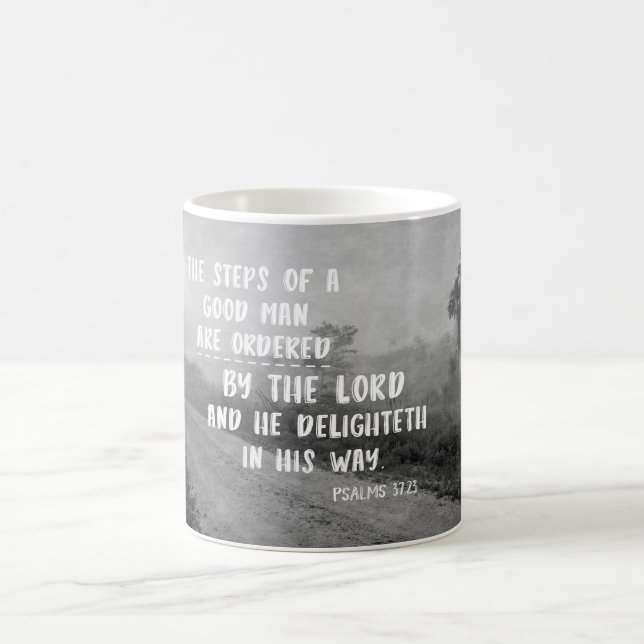 Taza De Café Verso de la Biblia del Buen Hombre Salmos (Centro)