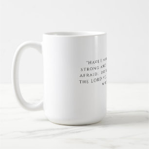 Taza De Café Verso de la Biblia sobre Muang blanco alto