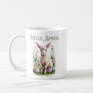 Taza De Café Vértigo, Huevos y Flores de las acuarelas de Pascu