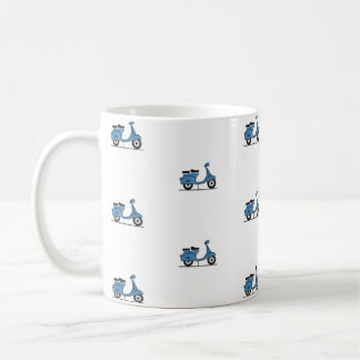 Taza De Café vespa azul