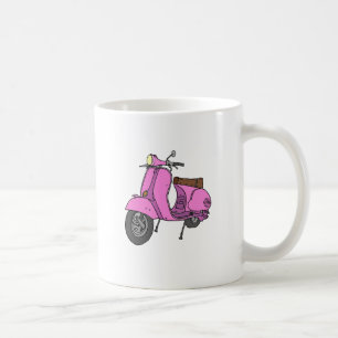 Taza De Café Vespa de motor rosada