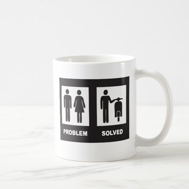 Taza De Café Vespa divertida (Derecha)