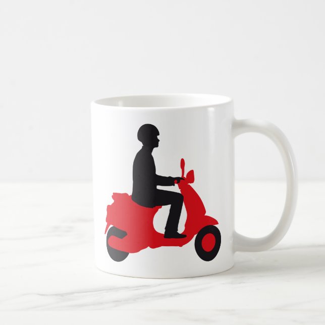 Taza De Café Vespa scooter (Derecha)