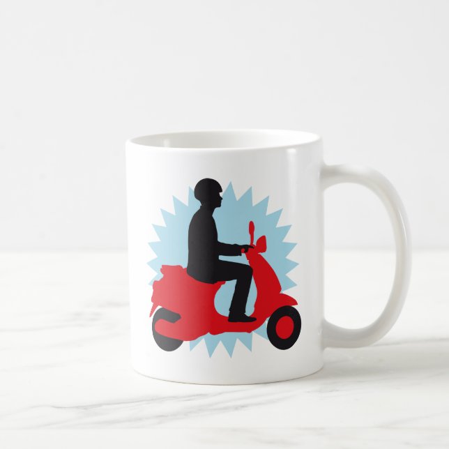 Taza De Café Vespa scooter (Derecha)