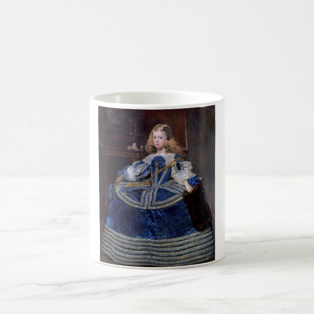 Taza De Café Vestido azul de la infanta Margarita Teresa, Veláz (Centro)
