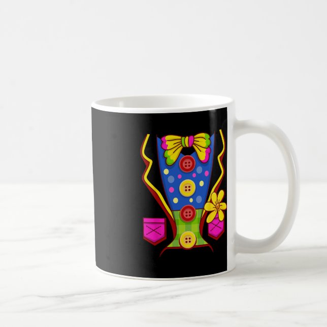Taza De Café Vestido de payaso para niños hombres mujeres - tra (Derecha)