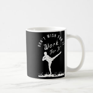 Taza De Café Vestido Divertido de Kickboxing para un Kickboxer