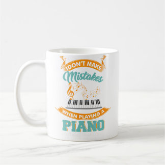 Taza De Café Vestido Divertido de Piano para un Pianista
