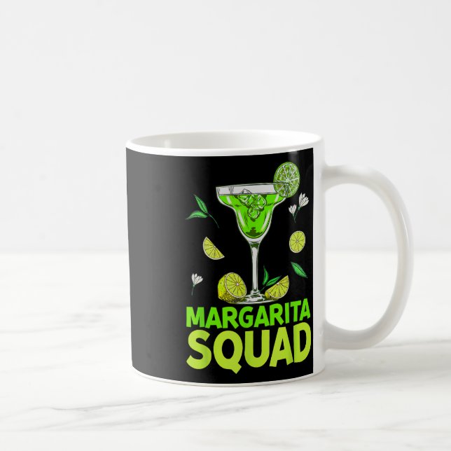 Taza De Café Vestidos Margarita Squad Cinco De Mayo Para México (Derecha)