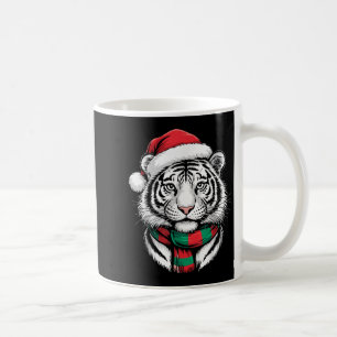 Taza De Café Vestimenta de los Navidades de Tiger Xmas Santa Ha