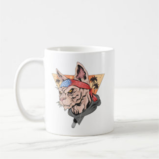 Taza De Café Vet Cat Palm Trees