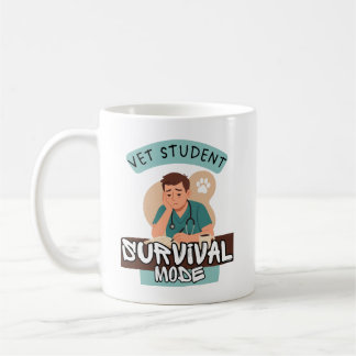 Taza De Café Vet Student Survival Mode – Vet Student Design