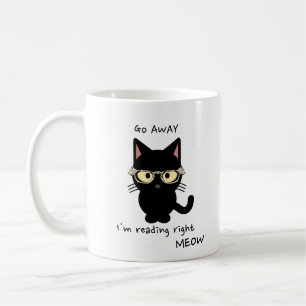 Taza De Café Vete, estoy leyendo el buen gato.