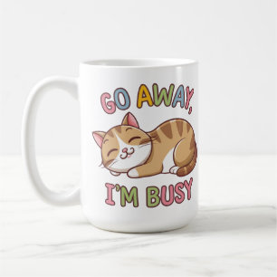 Taza De Café Vete, estoy ocupado