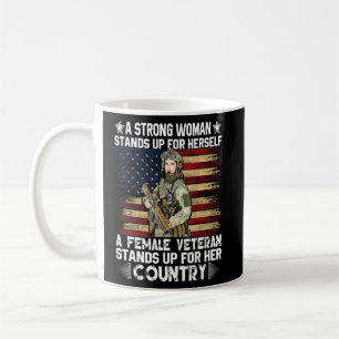 Taza De Café Veterana defiende su país