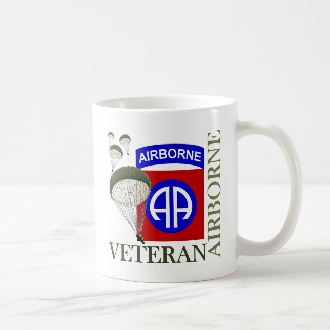 Taza De Café Veterano 82.o aerotransportado (Derecha)