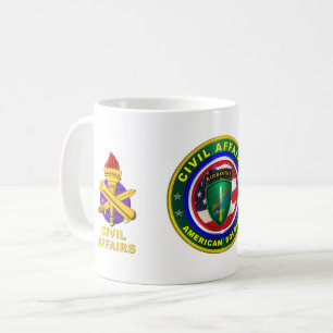 Taza De Café Veterano de Asuntos Civiles del Ejército