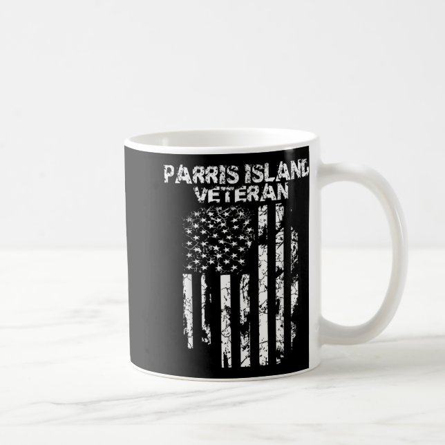 Taza De Café Veterano de la isla de Parris (Derecha)