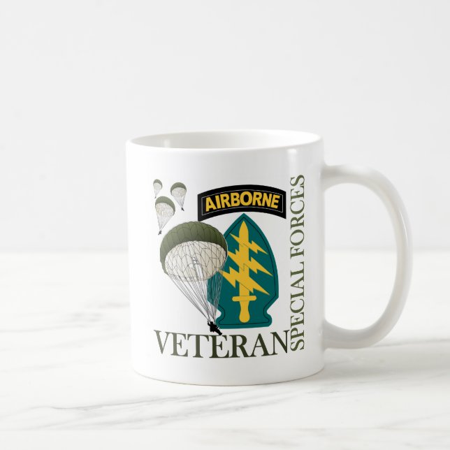 Taza De Café Veterano de las Fuerzas Especiales - Aéreo (Derecha)