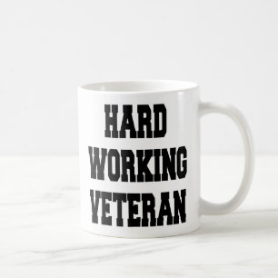 Taza De Café Veterano de trabajo duro