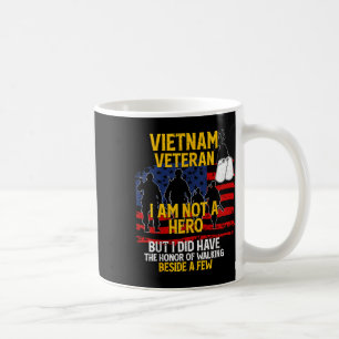 Taza De Café Veterano de Vietnam, no soy héroe, veterano