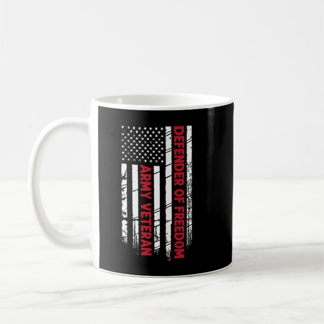 Taza De Café Veterano Defensor De La Libertad 34 (Izquierda)