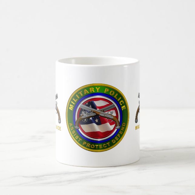 Taza De Café Veterano del Cuerpo de Policía Militar del Ejércit (Centro)