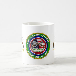 Taza De Café Veterano del Cuerpo de Policía Militar del Orgullo