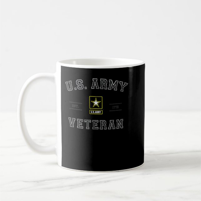 TAZA DE CAFÉ VETERANO DEL EJÉRCITO DE EE.UU. (Izquierda)