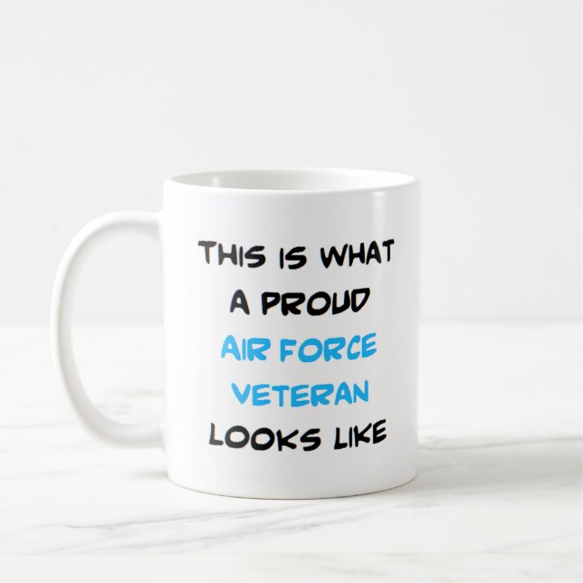 Taza De Café veterano, fuerza aérea (Izquierda)