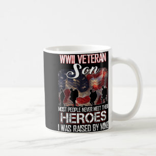 Taza De Café Veterano Hijo de Wwii La Mayoría De La Gente Nunca