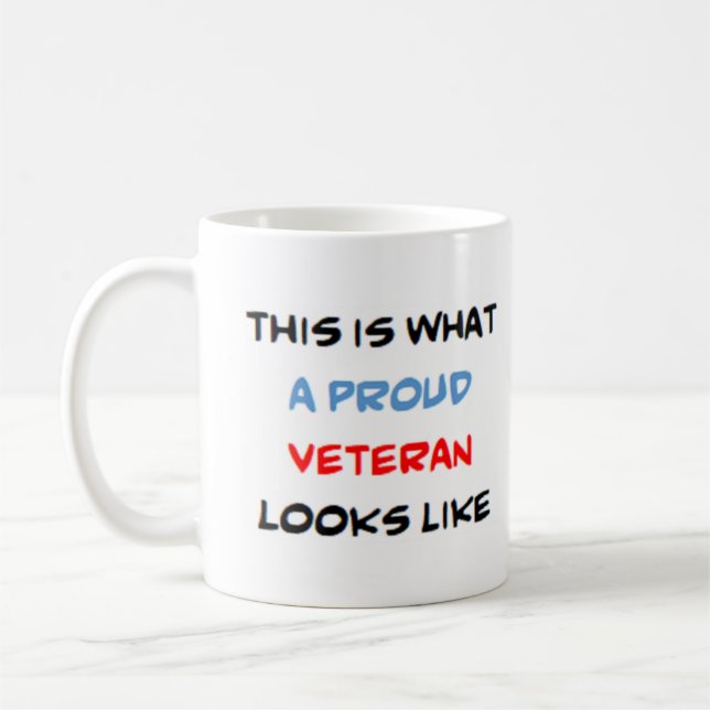 Taza De Café veterano, orgulloso (Izquierda)
