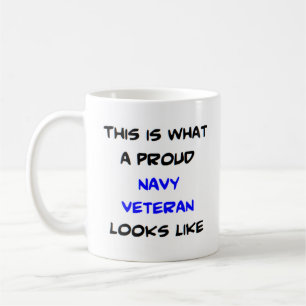 Taza De Café veterano orgulloso de la marina