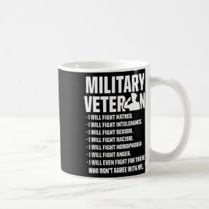 Taza De Café Veteranos contra Trump 2020 luchan contra las elec