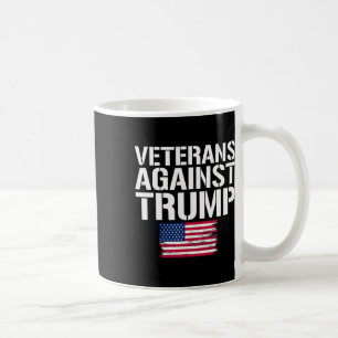 Taza De Café Veteranos Contra Trump Anti-trump Veteranos Contra