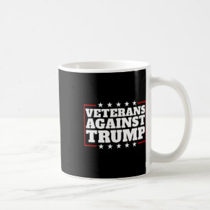 Taza De Café Veteranos Contra Trump Anti-trump Veteranos Contra