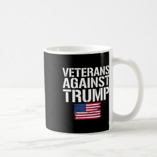 Taza De Café Veteranos Contra Trump Anti-trump Veteranos Contra