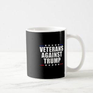 Taza De Café Veteranos Contra Trump Anti-trump Veteranos Contra