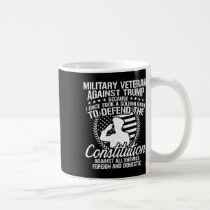 Taza De Café Veteranos Militares Contra Las Elecciones De Trump