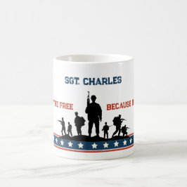 Taza De Café Veteranos Personalizados Día Mug Nombre Personaliz