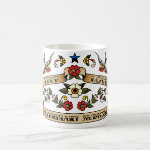 Taza De Café Veterinaría del amor vivo