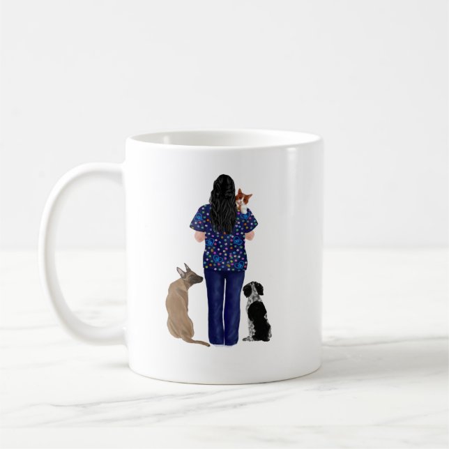 Taza De Café Veterinaria o veterinaria en la oficina (Izquierda)