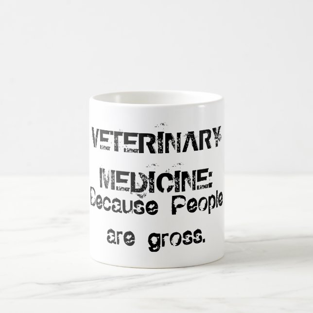 Taza De Café Veterinaría: Porque la gente es gruesa (Centro)