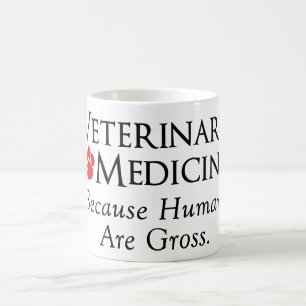 Taza De Café Veterinaría…. Porque los seres humanos son gruesos