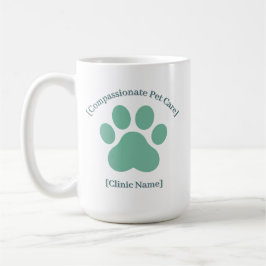 Taza De Café Veterinarian Staff Mug | Clinic Name Logo Template